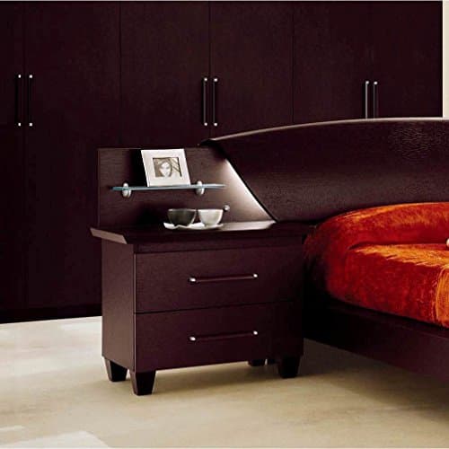 Luca Home Wenge Nightstand