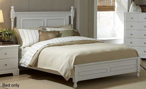 Morelle Panel Bed Size: Full, Finish: White