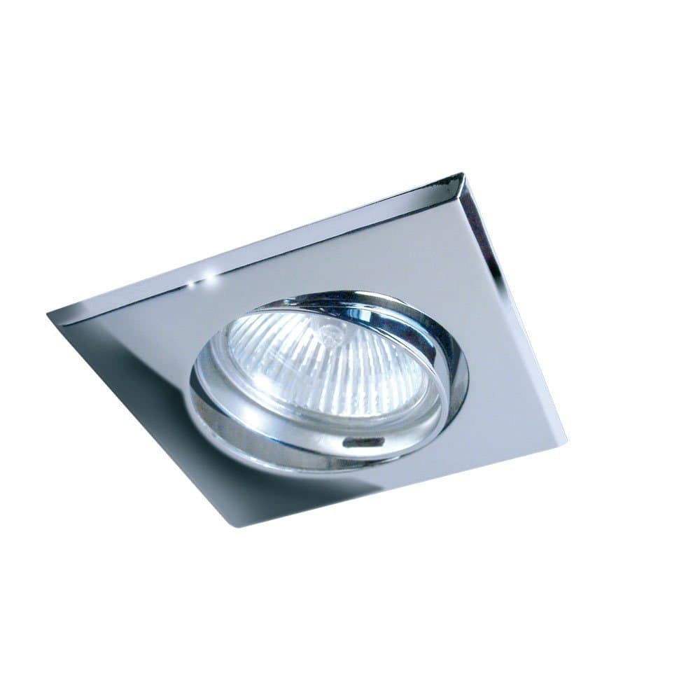 gumarcris 351bla Recessed Spot Light – Cast Square Chrome
