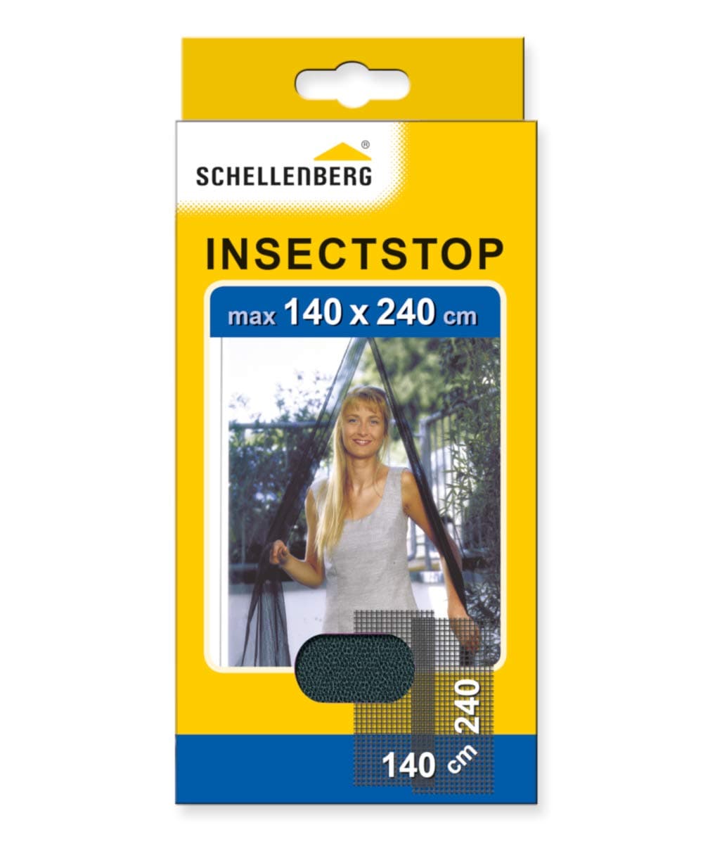 Schellenberg 20509 140 x 240 cm Fly Screen - White/Dark Gray