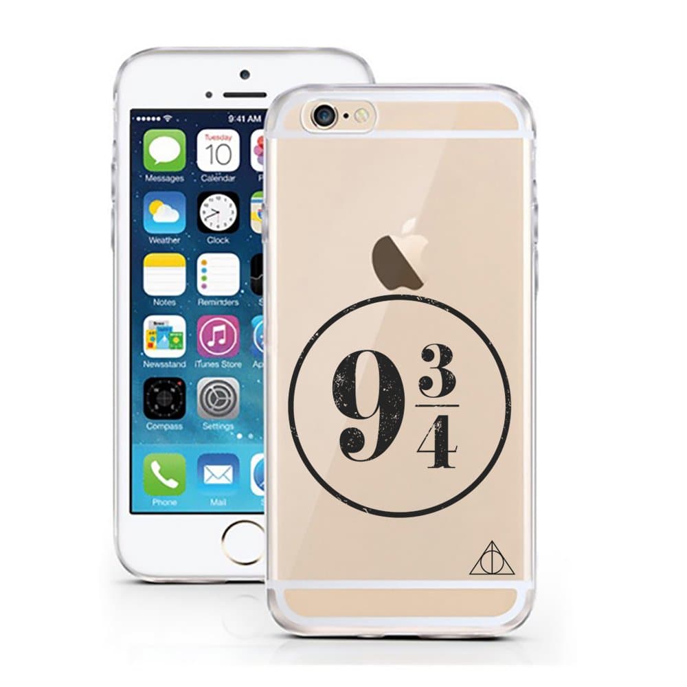 iPhone 6 6S Case by licaso® for the iPhone 6 6S TPU Disney Case 9 3/4 Kings Cross Harry Potter Clear Protective Cover iphone6 Mobile Phone Sleeve Bumper (9 3/4 Harry Potter)