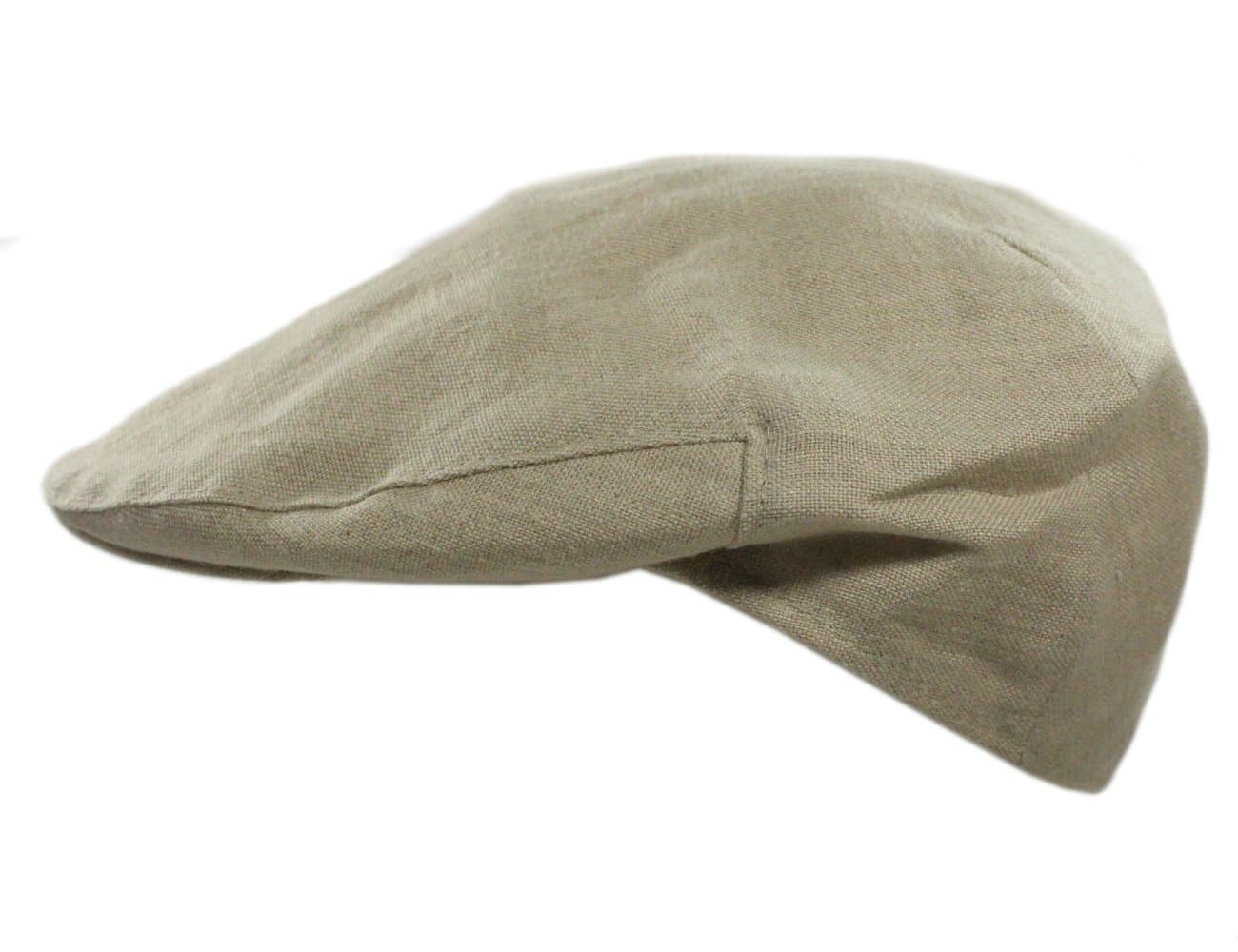 Biddy Murphy Linen Cap 100% Irish Linen Flat Cap Made in Ireland