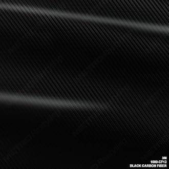 5ft x 7ft (35 Sq/ft) 3M Scotchprint 1080 Series BLACK CARBON FIBER CF12 Car Wrap Vinyl Film