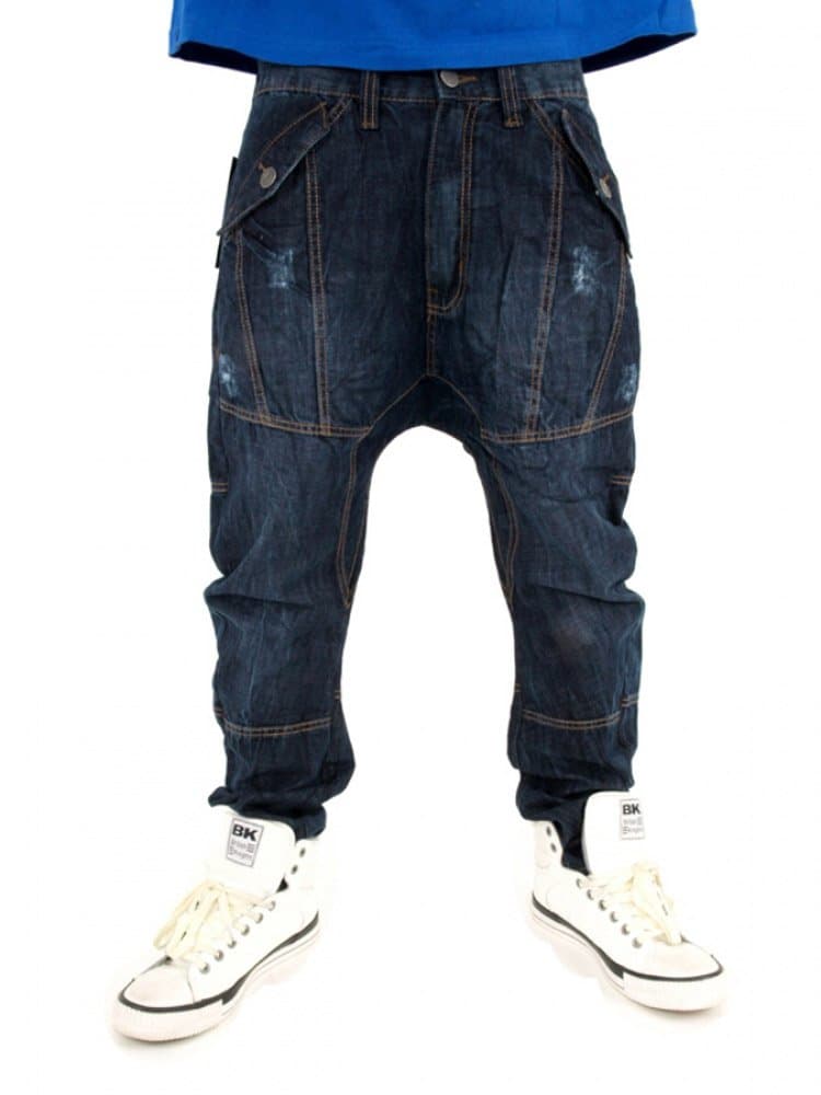 Extra Drop Crotch Carrot Jeans