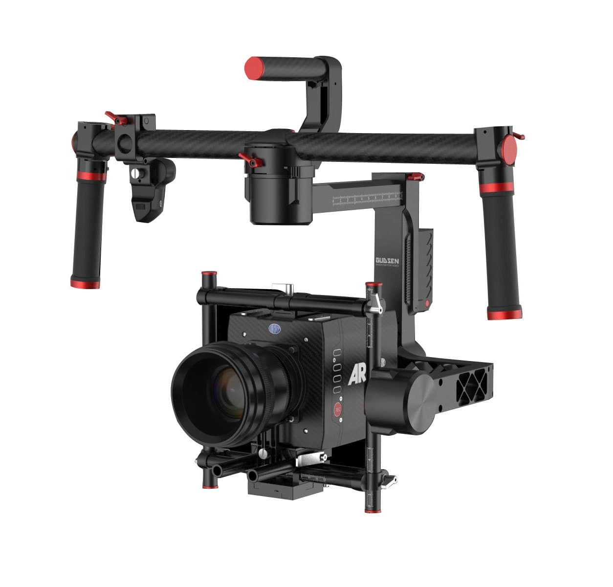 MOZA Pro Kit 3-Axis Handheld Gimbal Camera Stabilizer for ARRI Mini, BMCC, Canon C100/300, Sony FS5, RED Epic,Features 22lb Payload