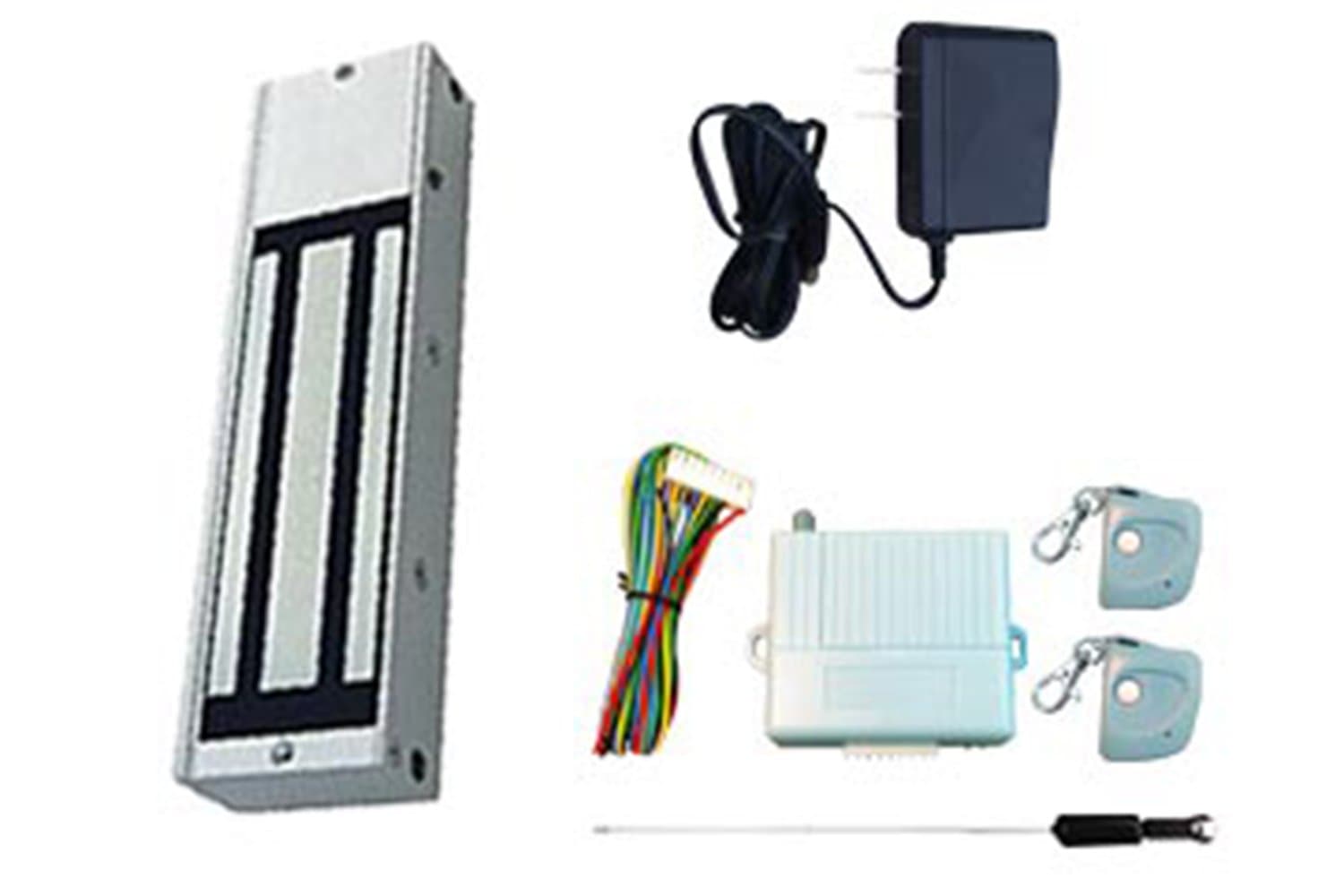 One Door Magnetic Lock Kit 1200Lbs Hold Force with Remote Control Transmitters & Receiver