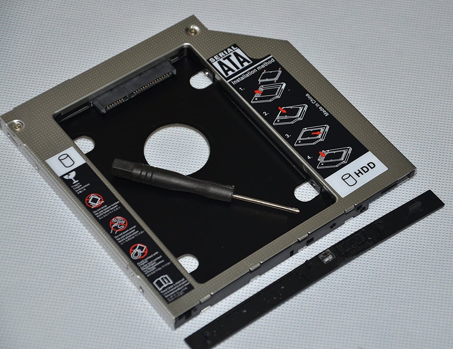 Deyoung 2nd SATA Hard Drive HDD Caddy Adapter for Lenovo IdeaPad G40 G40-70AT G50 G50-70AT