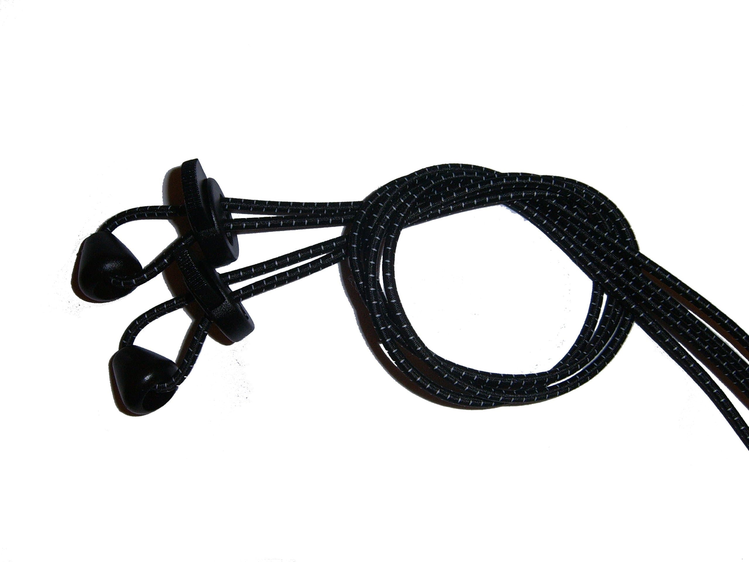 Elastic - Black with White Fleck