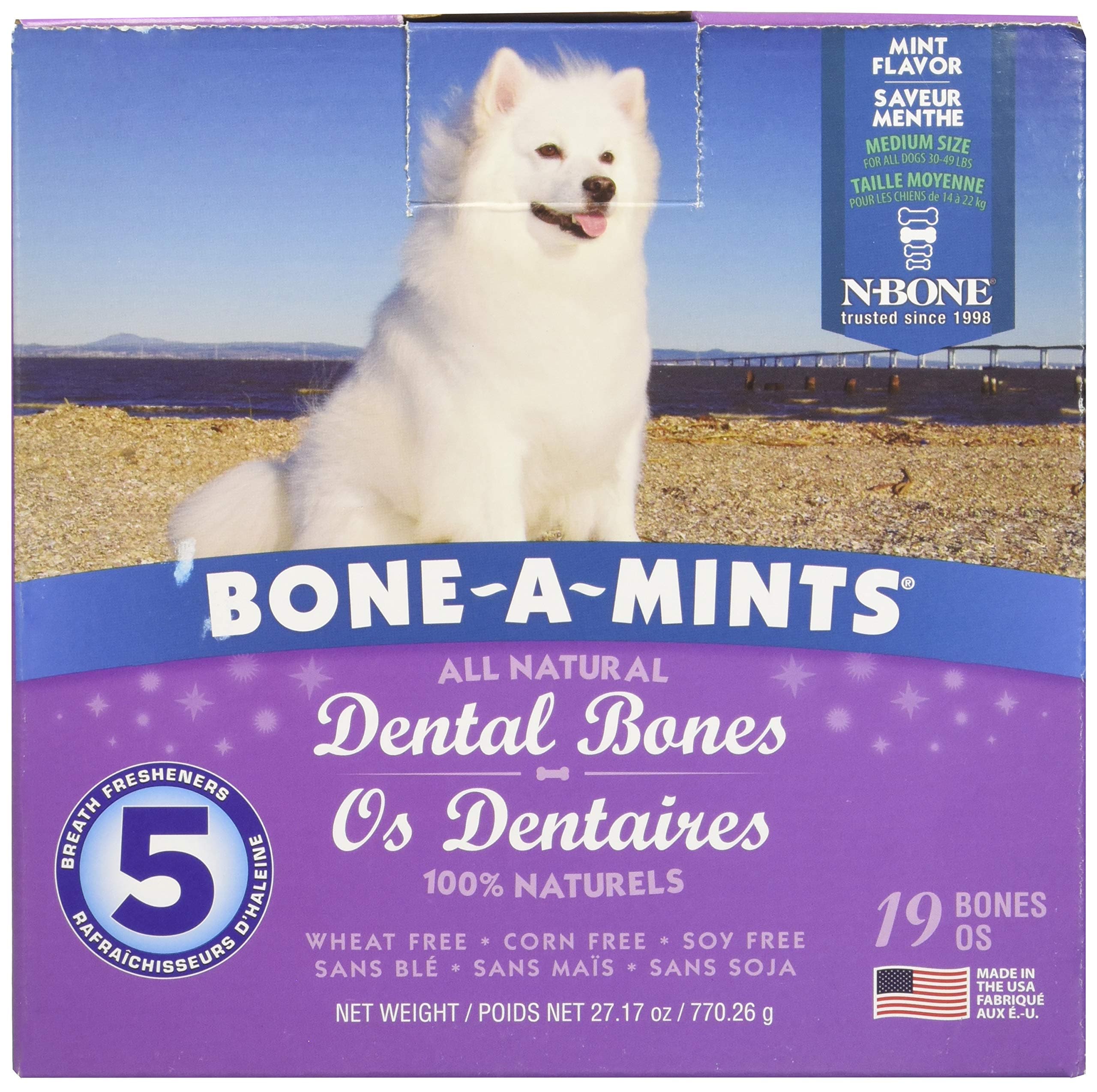 BoneAMints Dental Bones Medium (19 Pack)