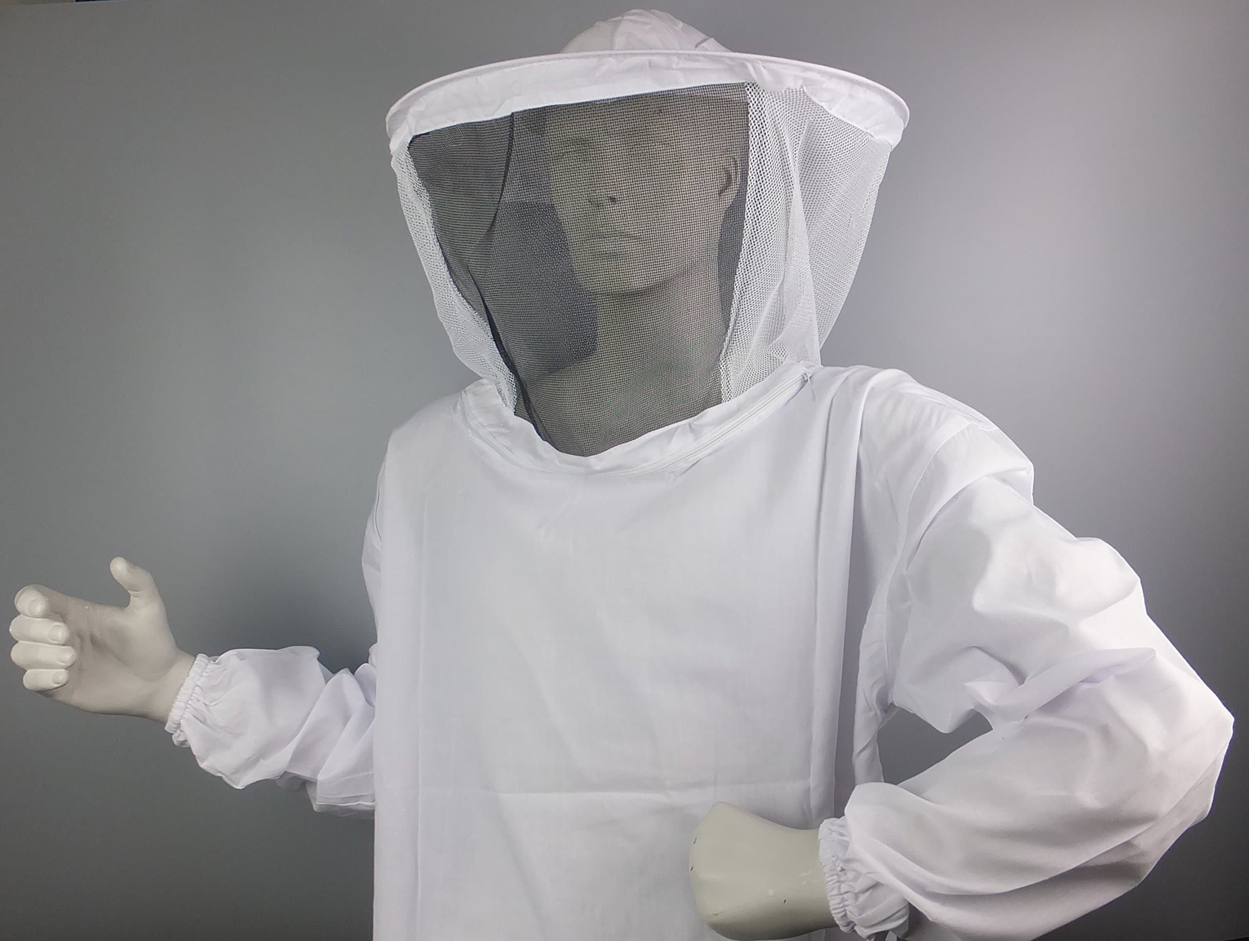 Basicbee Jacket Round Barn & Premium cotton, Schtich Protection Bee Beekeeping Supplies Apiformes