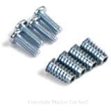 Marson Wheel Chock Mounting Removable Hardware Kit Wood Floor, 4 Pack