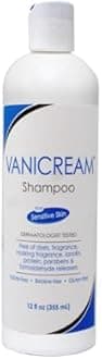 Vanicream Shampoo for Sensitive Skin, Dermatologist Tested, Free of Dyes, Fragrance, Parabens and Formaldehyde Releasers, Sulfate-Free, 12 fl oz