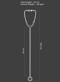 Classico III Zed_Black Light Wait Chest Pies Stethoscope, Stainless Steel Dual-head stethoscope For Nurses/Students/Doctors Acoustic Stethoscope (Cherry Pink)