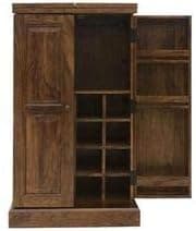 SS WOOD FURNITURE Sheesham Solid Wood Pre-Assemble Wooden Bar Lenien