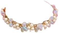 SPARKLING Floral Kundan Studded mathapatti Sheesh Patti Hairband - Traditional Golden Headpiece for Women and Girls jewellery