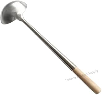 Sunrise Kitchen Supply Commercial Grade Wok Ladle 18.25" (#L)