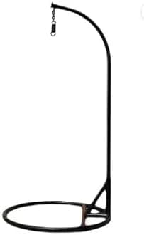 Swing Chair (Stand Only)|| Iron Outdoor|| Indoor Swing|| Jhula|| Hammocks Stand|| Standard Size(Brown)(Swing Iron Stand)