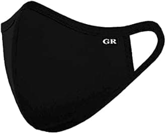 GR DESIGN Hosiery Cotton Mask, Reusable and Washable Face Masks Breathable & Flexible fit Face Mask for Men & Women (pack of 6)