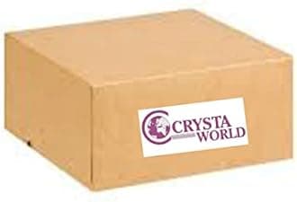 CRYSTA WORLD K9 3 Watts Crystal Chandelier Light Fixture ,Warm White ,Round(AC/DC)