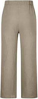 Men's Ethnic Style Printed Sweatpants Linen Vintage Elastic Waist Lace up Casual Pants Loose Fit Hippie Boho Trousers