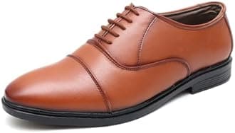 Shooz Faux Leather Men's Formal Shoes|Oxford Shoes|Office Shoes for Men (5 UK to 13 UK)