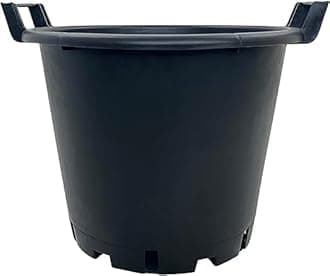 Oakland Gardens Heavy Duty 30L Plant Pots Potato Containers With Handles Buckets Plastic Planters - Large Planter Pots for Gardens - Flowers, Vegetables & Trees (30 L, Pack of 7)