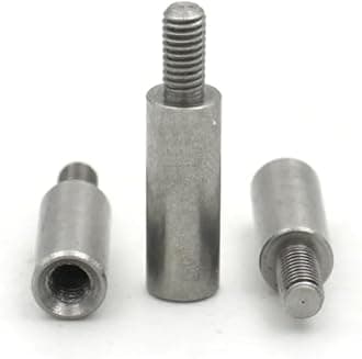 10pcs/20pcs M3 M4 304 Stainless Steel Round Standoff Male to Female Standoff Screw(20pcs,M3x 10 (Plus 6mm))
