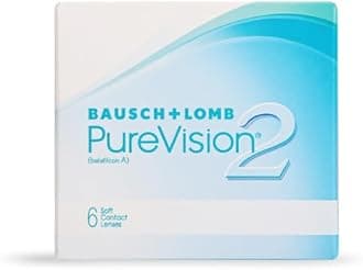 Bausch & Lomb Purevision2 Contact Lens - Spherical | Monthly Disposable | Silicone Hydrogel Material | (-3.75, Pack of 6)