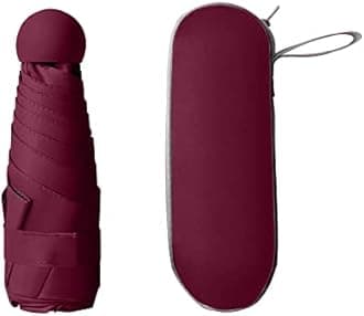 Folding Umbrellas Travel Pocket Umbrella Small Mini Umbrella Light Compact Design Perfect for Travel Lightweight Portable Parasol Outdoor Summer Sun Rain Umbrellas