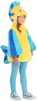 Child Disney Little Mermaid Flounder Costume | Little Mermaid Costumes