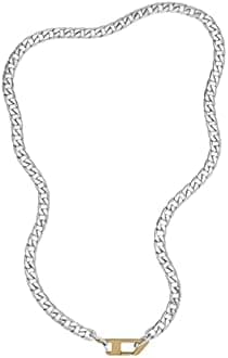 Diesel Stainless Steel Pendant Necklace for Men