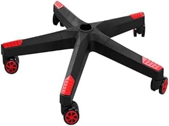 Frassie 28 Inch Heavy Duty Nylon Gaming Office Chair Base Replacement Part with 5 Casters