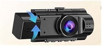 Car Dash Cam Cameras For Audi Q3/Q4/Q5/QS5/A3/A4/A6/A8 2007 2008 2009 2010 2011 2012 2013 2014 2015 2016 2017-2025, On-Dash Mounted Front Rear Night Vision Parking Monitor Loop Recording Car Camera