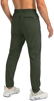 G Gradual Men's Sweatpants with Zipper Pockets Tapered Joggers for Men Athletic Pants for Workout, Jogging, Running