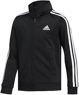 adidas Boys Zip Front Iconic Tricot Jacket