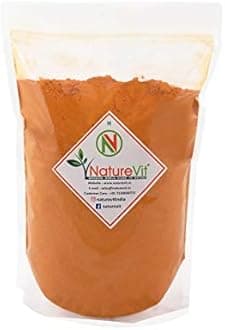 NatureVit Lakadong Turmeric Powder 200g | High Curcumin (7-9%) Haldi | Pure & Natural | From Meghalaya | Immunity Booster, Anti-Inflammatory & Antioxidant Rich | Golden Milk & Cooking