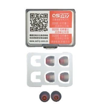 OSTRY OS200 Earphone Turning Tips red