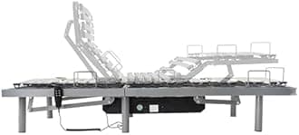 PEPE Mobility Bed Frame, Single Size, Bed Base Head & Foot Incline, 6 Legs, Remote Control, Medical Geriatric for Elderly and Disabled, Made in Europe