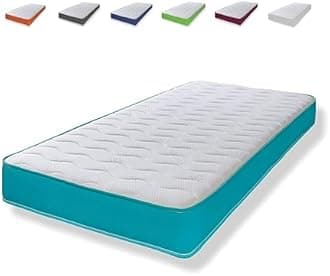 eXtreme comfort ltd Hybrid Cooltouch Colours Mattress | Teal | Small Double (120 x 190cm) | Memory Foam and Coil Spring | Cooltouch Breathable Cover | Plush Comfort | UK Made