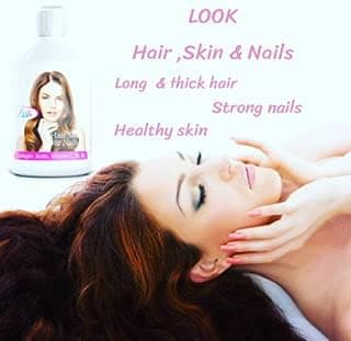 LOOK MULTI VITAMIN WITH COLLAGEN, BIOTIN FOR HAIR, SKIN, & NAILS / 500 ML