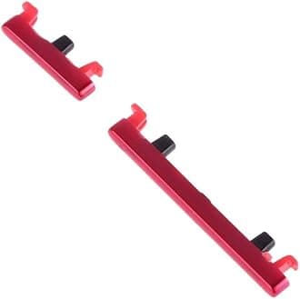 Docile External Side Button Power On Off Lock + Volume Up Down Part Compatible for Redmi Note 7 Pro::Red