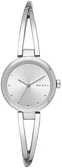 DKNY Womens Quartz Watch, Analog Display and Stainless Steel Strap