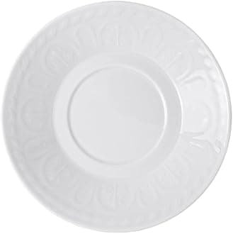 Villeroy & Boch Cellini Saucer, Premium Porcelain, White, 15 cm
