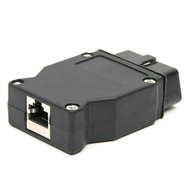 Enet OBD RJ45 Case,Coding-Ethernet OBD2 to 16Pin Plug Connector for F-series Cars