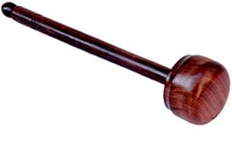 Wooden Mathani Mixer Hand Blender & Kitchen Spoon Utensil/Wooden Ghotna (Dal/Saag/Lassi) Wooden Hand Press Masher for Kitchen Use (Set of 4) (Option-A)