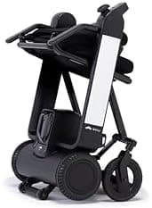 WHILL Model F Power Chair - Convenience and Performance - Foldable Design, Smart Technology, and Remote Control via App - A Perfect Mobility Solution for Adults and Elderly. - Light Blue (One Size)