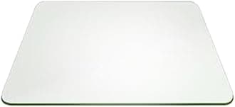 Ammar Glass | 8mm Square Toughened Clear Glass | 1" inch Round Corner | Dinning Table Top, Multi Use for Coffee Table, Centre Table Top at Home | Made in India (24 x 24 Inches)