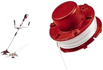 Einhell Power X-Change 36V Cordless Brush Cutter - Powerful Weed Trimmer With Metal Blades, Bump Fed Spool And Harness & Replacement Strimmer Line - 2mm Thread and Spool