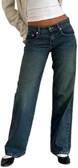 EMMIOL Cargo Pants Women Y2K Clothing Baggy Pants Multiple Pocket Jogger Straight Wide Leg Parachute Pants