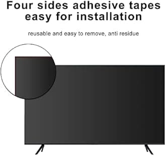 40-65 Inch TV Screen Protectors Anti-Glare TV Screen Protector Filter Out Blue Light Anti Scratch Film for Samsung, Hysenss, Sony, LG Etc / 60in1327x749mm